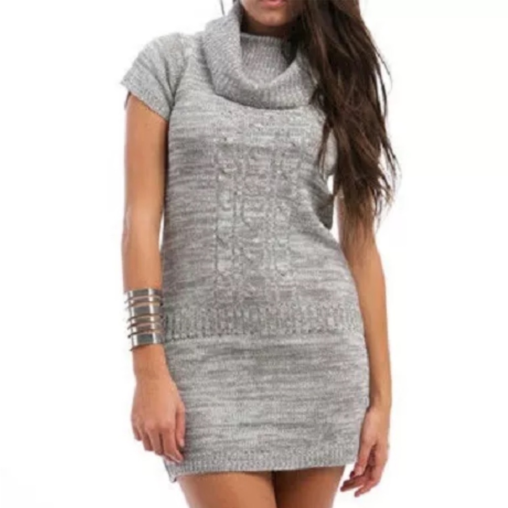 ⭐ Ambiance Apparel Cowl Neck Sweater Dress – Size Small ⭐ - Picture 1 of 4
